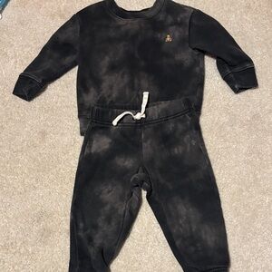 GAP Black Tie-Dye Kids sweatsuit